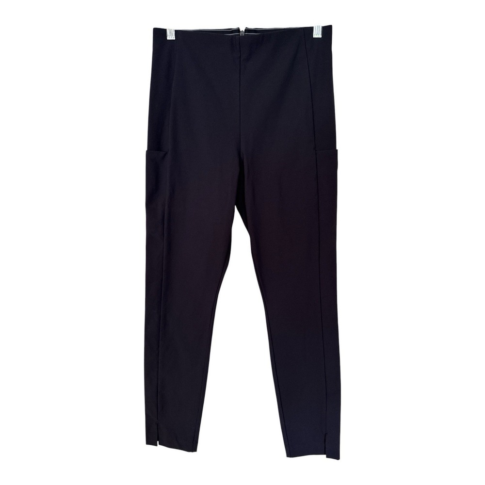Athleta‎ Pants Womens 6 Black Stretch Ankle Travel Career Slim Pocket Active